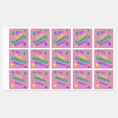 Canasta Enthusiast Mantra Eat Sleep Canasta herhal Labels (Vel)