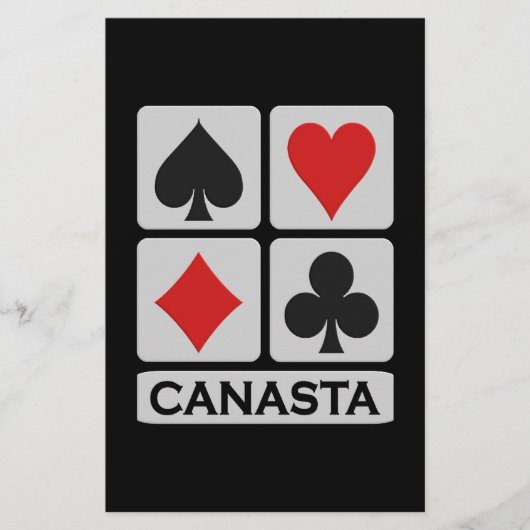 Canasta flyer - Aanpassen (Voorkant)