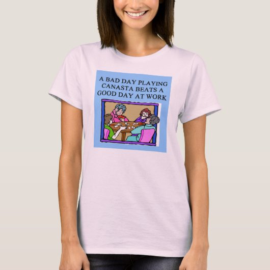 canasta game player t-shirt (Voorkant)