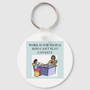 canasta game players ) sleutelhanger