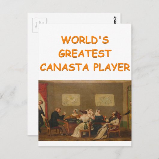 canasta grap 2 briefkaart (Voorkant / Achterkant)