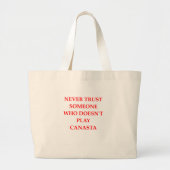 CANASTA GROTE TOTE BAG (Voorkant)
