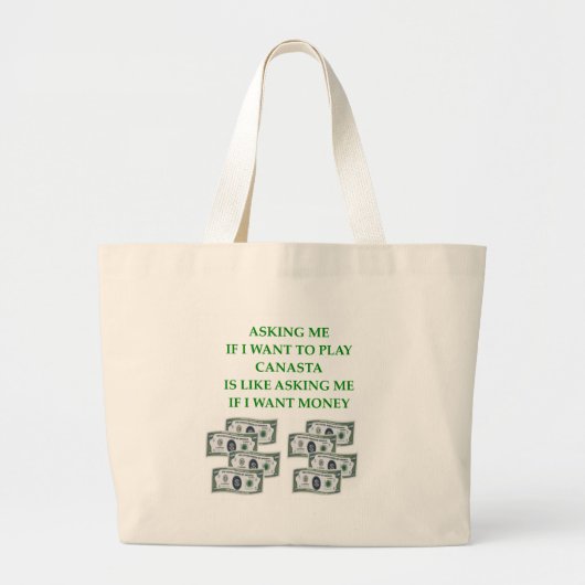 canasta grote tote bag (Voorkant)