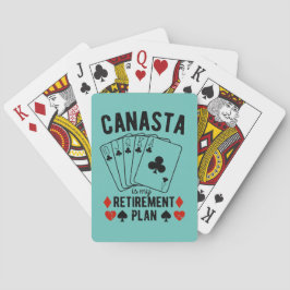 Canasta is mijn pensioenplan pokerkaarten