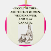 CANASTA KERAMISCH ORNAMENT (Voorkant)