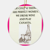 CANASTA KERAMISCH ORNAMENT (Links)