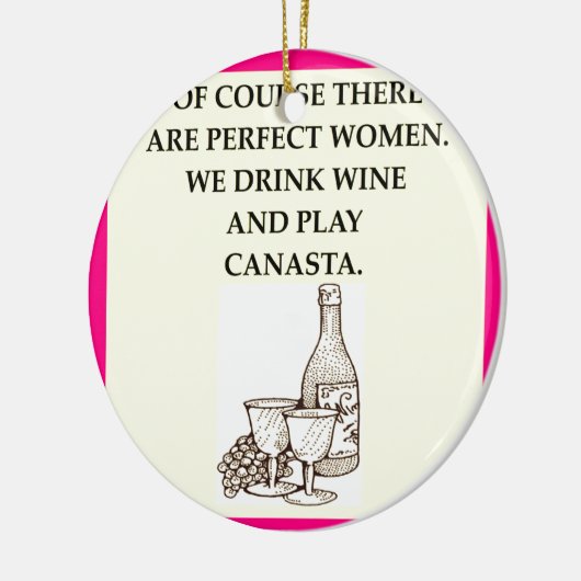 CANASTA KERAMISCH ORNAMENT (Links)