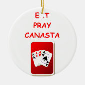 canasta keramisch ornament (Voorkant)