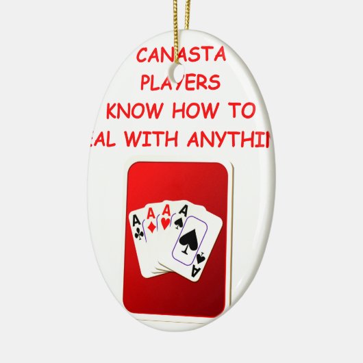 canasta keramisch ornament (Links)