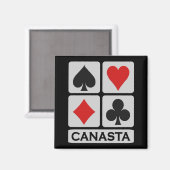 Canasta magnet (Voorkant / Achterkant)
