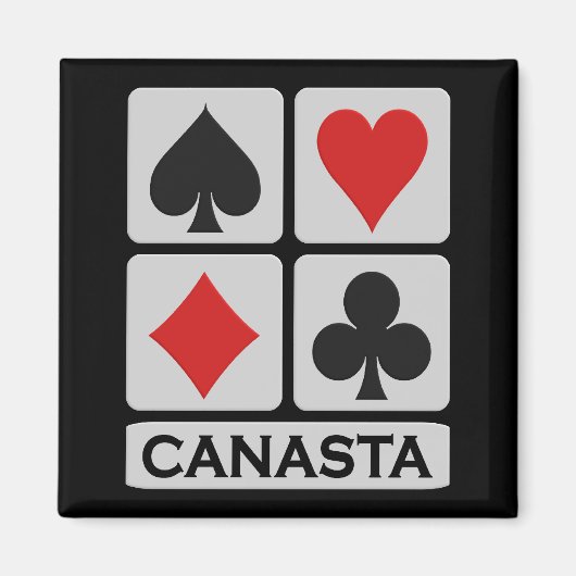 Canasta magnet (Voorkant)