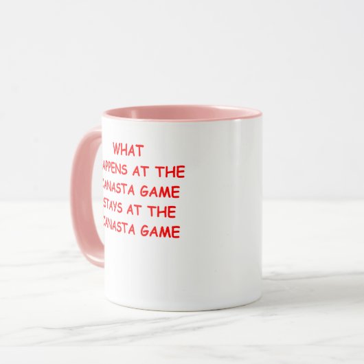 canasta mok (Voorkant links)