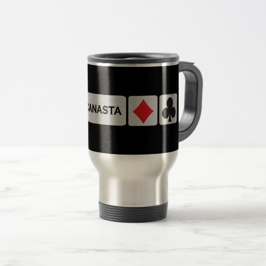 Canasta-mok: kies stijl en kleur reisbeker (Voorkant rechts)