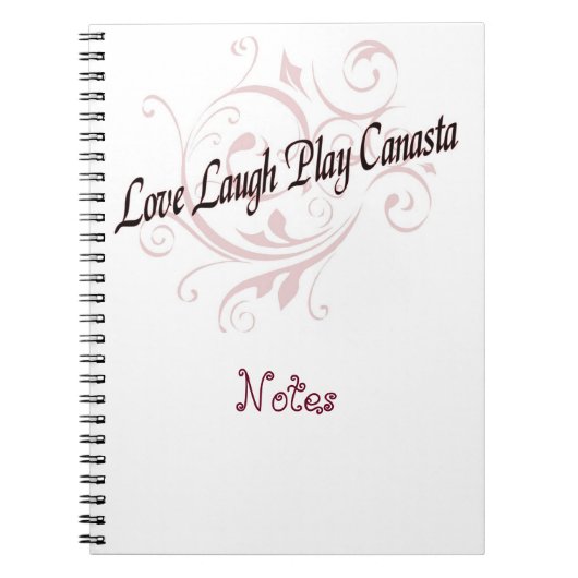 Canasta Note Book Notitieboek (Voorkant)