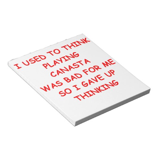 canasta notitieblok (Schuin)