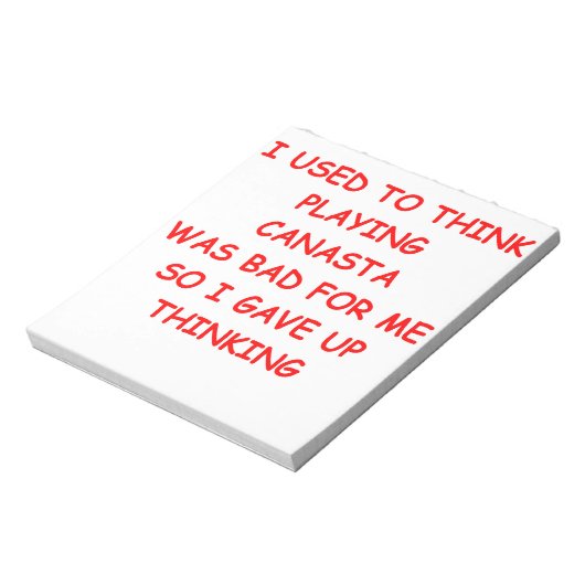 canasta notitieblok (Linkerzijde)