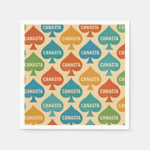 Canasta Party Napkin Servet