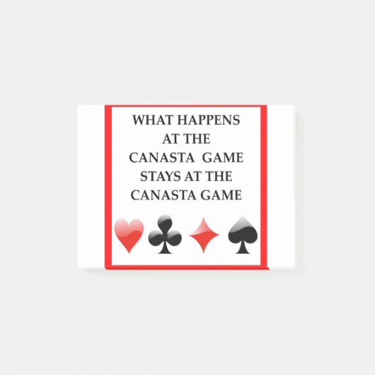 CANASTA POST-IT® NOTES (Voorkant)