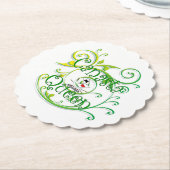 Canasta Queen Paper Coaster Kartonnen Onderzetters (Gekanteld)