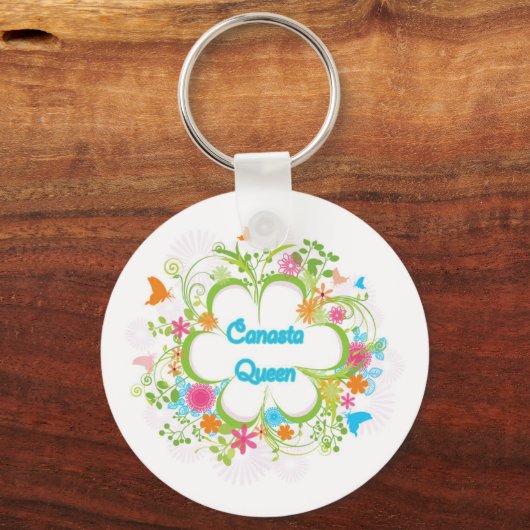Canasta Queen Sleutelhanger (Voorkant)