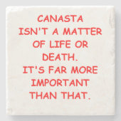 canasta stenen onderzetter (Voorkant)