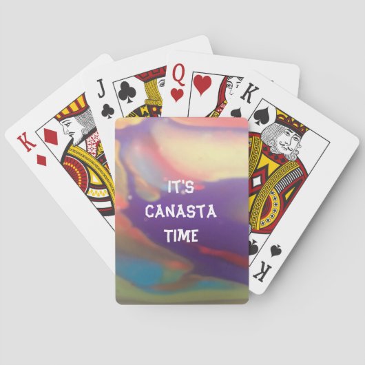 Canasta Time Deck of Cards Pokerkaarten (Achterkant)