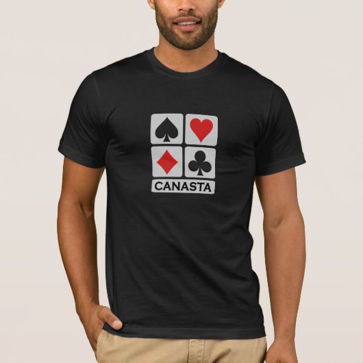 CanastaPlayer aangepaste shirt - kies stijl, kleur (Voorkant)