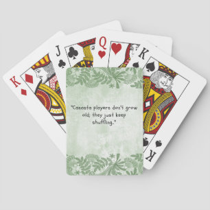 Canastaspeelers Zeggen Pokerkaarten