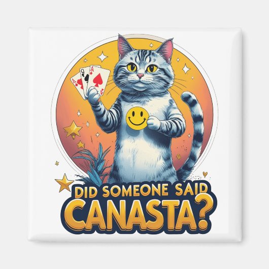Canastaspel Kaart Strategie Magneet (Voorkant)
