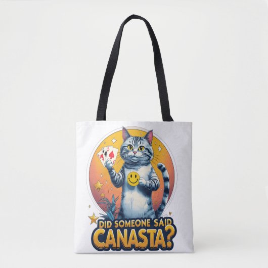 Canastaspel Kaart Strategie Tote Bag (Voorkant)