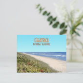 Canaveral National Seashore Florida Briefkaart (Staand voorkant)