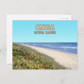 Canaveral National Seashore Florida Briefkaart (Voorkant / Achterkant)