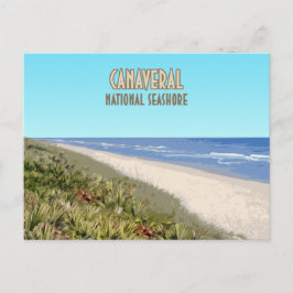 Canaveral National Seashore Florida Briefkaart