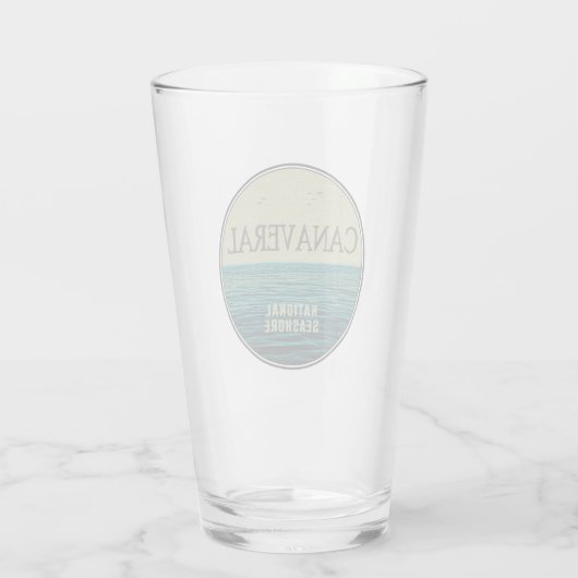 Canaveral National Seashore Florida Ocean Birds Glas (Achterkant)