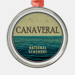 Canaveral National Seashore Florida Ocean Birds Metalen Ornament
