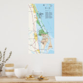 Canaveral National Seashore Poster (Keuken)