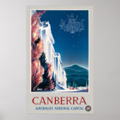 Canberra Australia  1940 Travel Poster (Voorkant)