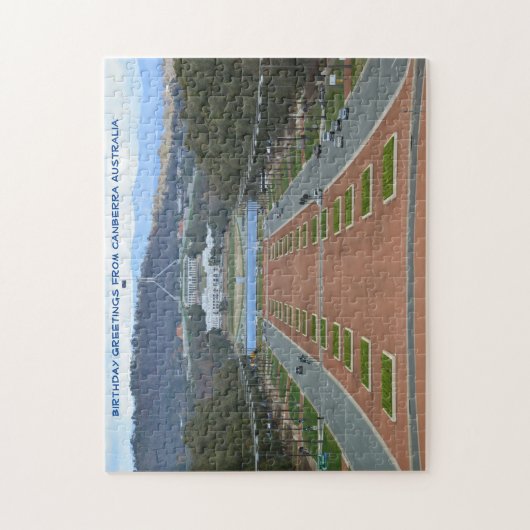 Canberra Australia Jigzaag Puzzle Legpuzzel (Verticaal)