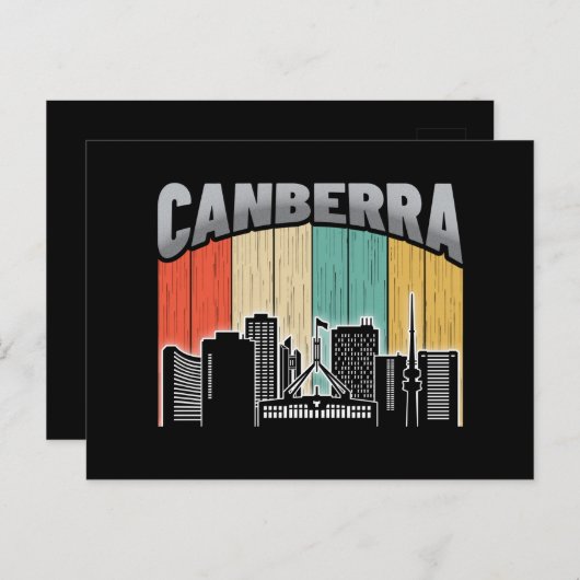 Canberra Australië Briefkaart (Voorkant / Achterkant)