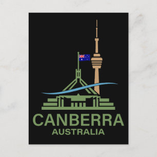 Canberra Australië Briefkaart
