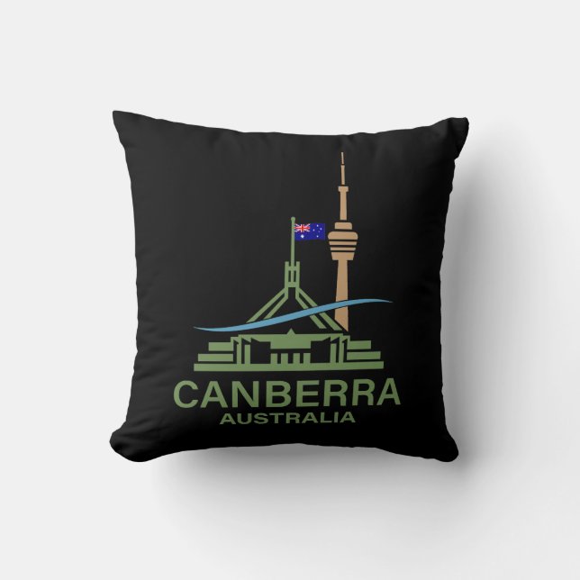 Canberra Australië Kussen (Voorkant)