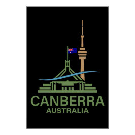 Canberra Australië Perfect Poster