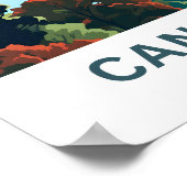 Canberra Australië Reisprint Poster (Hoek)