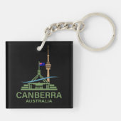 Canberra Australië Sleutelhanger (Achterkant)
