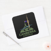 Canberra Australië Vierkante Sticker (Envelop)
