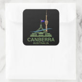 Canberra Australië Vierkante Sticker (Tas)