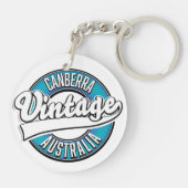 Canberra Australië vintage logo Sleutelhanger (Achterkant)