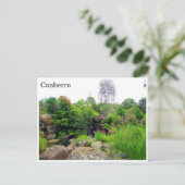 Canberra botanische tuinen briefkaart (Staand voorkant)