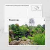 Canberra botanische tuinen briefkaart (Voorkant / Achterkant)