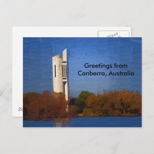 Canberra briefkaart (Voorkant / Achterkant)